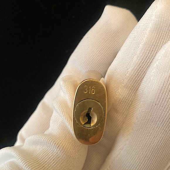 Louis Vuitton Lock and Key Necklace (Key Included) - Picture 6 of 6